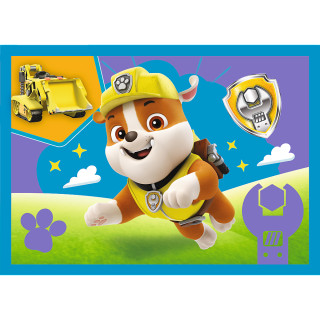 TREFL PAW PATROL 4 dėlionių rinkinys Šuniukai-patruliai