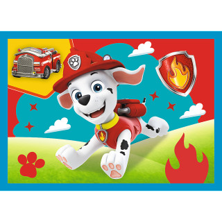 TREFL PAW PATROL 4 dėlionių rinkinys Šuniukai-patruliai