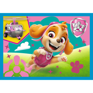 TREFL PAW PATROL 4 dėlionių rinkinys Šuniukai-patruliai