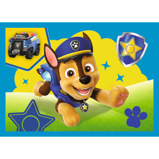 TREFL PAW PATROL 4 dėlionių rinkinys Šuniukai-patruliai