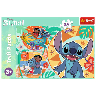 TREFL STITCH Maxi dėlionė, 24 det.