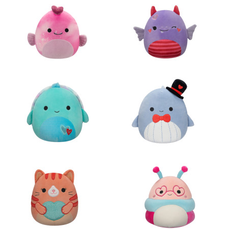 SQUISHMALLOWS Valentino dienos pliušinis žaislas, 12 cm