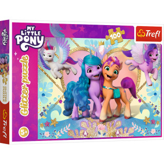 TREFL MY LITTLE PONY Blizganti dėlionė Mano mažasis ponis , 100 det.