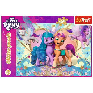 TREFL MY LITTLE PONY Blizganti dėlionė Mano mažasis ponis , 100 det.