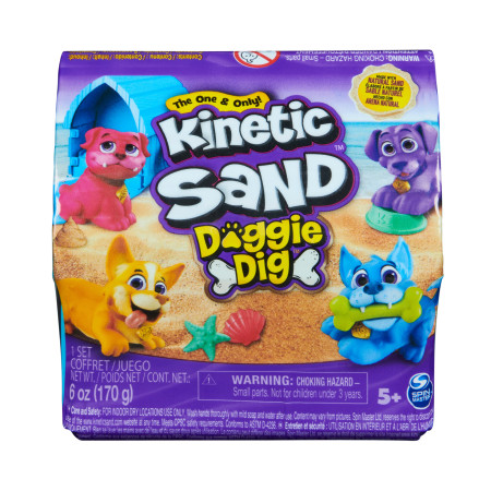 KINETIC SAND Rinkinys Šuniukų kasykla