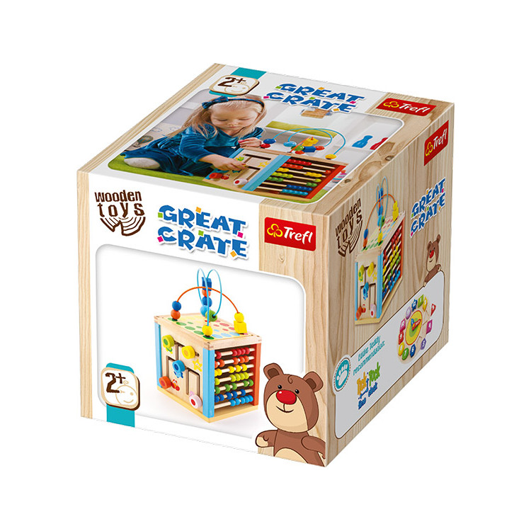 TREFL WOODEN TOYS Veiklos kubas