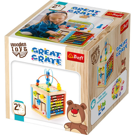 TREFL WOODEN TOYS Veiklos kubas