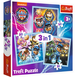 TREFL PAW PATROL 3 dėlionių rinkinys Šuniukas-patrulis