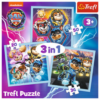 TREFL PAW PATROL 3 dėlionių rinkinys Šuniukas-patrulis