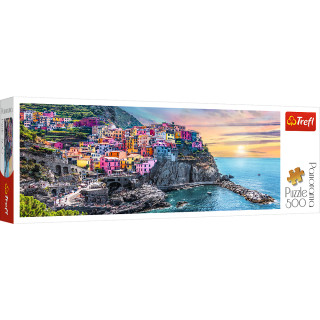 TREFL panoraminė dėlionė Vernazza Italija , 500 det.