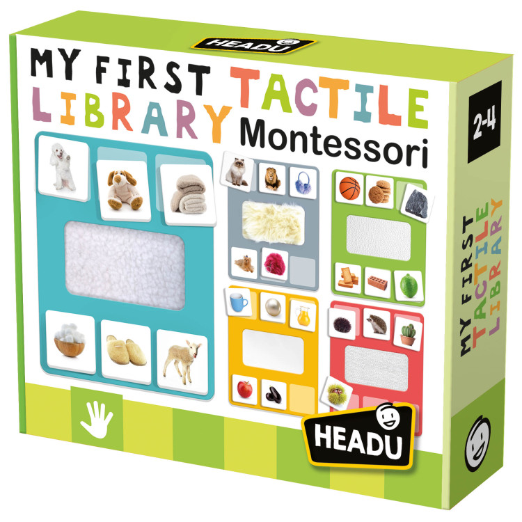 HEADU Montessori žaidimas Lytėjimo biblioteka