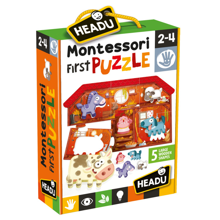 HEADU Montessori pirmoji dėlionė Ūkis