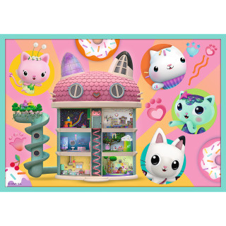 TREFL GABBY´S DOLLHOUSE 10 dėlionių rinkinys Gabby´s Dollhouse