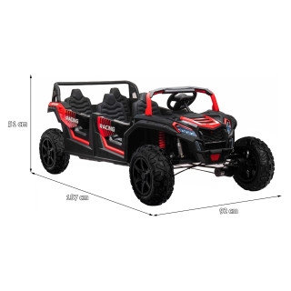 4-Seater Buggy ATV RACING UTV2000 Vehicle With Li-ion Battery Red