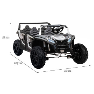 4-seater Buggy ATV RACING UTV2000 With Li-ion Battery White