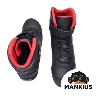 LS2 GARRA MAN BOOTS BLACK RED 41