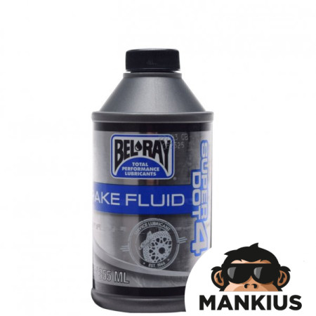 BEL-RAY SUPER DOT4 BRAKE FLUID 355ml