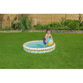 Pool Paddling Pool Wheel Ball Set 3 at 1 1 22 20cm BESTWAY