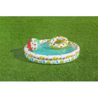 Pool Paddling Pool Wheel Ball Set 3 at 1 1 22 20cm BESTWAY