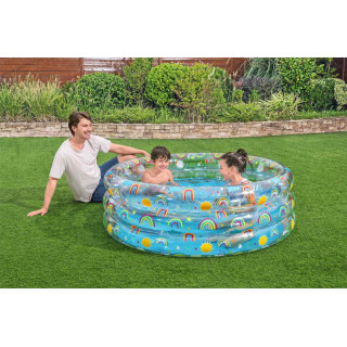 Pool Pool Transparent Paddling Pool 150 53cm BESTWAY