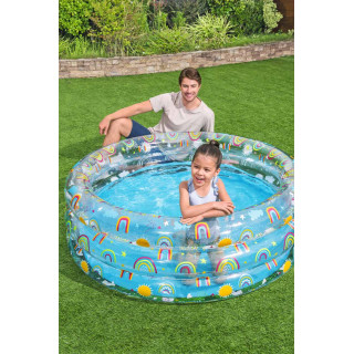 Pool Pool Transparent Paddling Pool 150 53cm BESTWAY