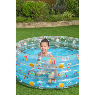 Pool Pool Transparent Paddling Pool 150 53cm BESTWAY