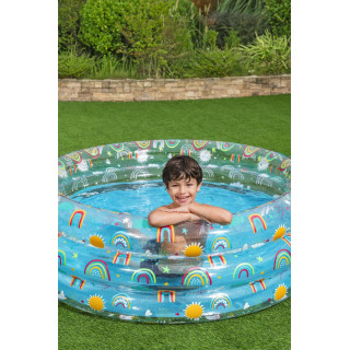 Pool Pool Transparent Paddling Pool 150 53cm BESTWAY