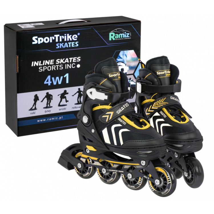 Skates, Skates, Set 4in1 29-33 Yellow