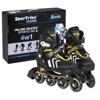 Skates, Skates, Set 4in1 39-43 Yellow