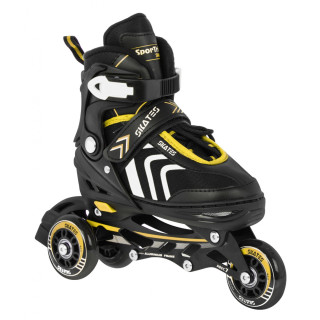 Skates, Skates, Set 4in1 39-43 Yellow