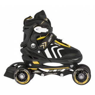 Skates, Skates, Set 4in1 39-43 Yellow