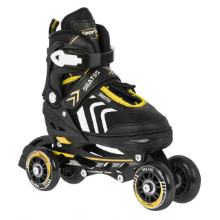 Skates, Skates, Set 4in1 39-43 Yellow