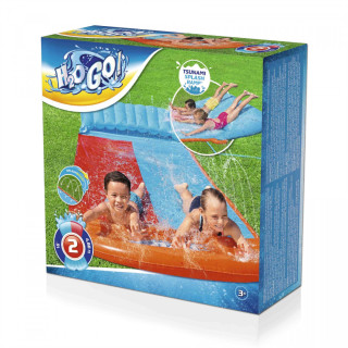 Double Slide H2O GO Tsunami Splash 488cm BESTWAY