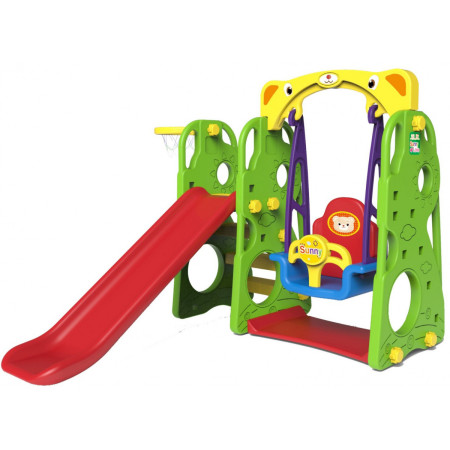 Slide Swing Basketball 3in1 Green