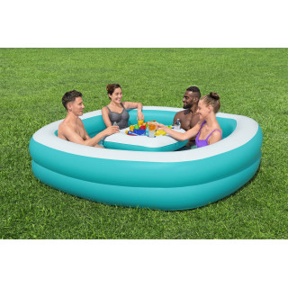 Pool 218x218x48cm + BESTWAY Floating Table