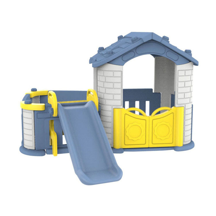 Cottage Slide 3in1 Blue Roof