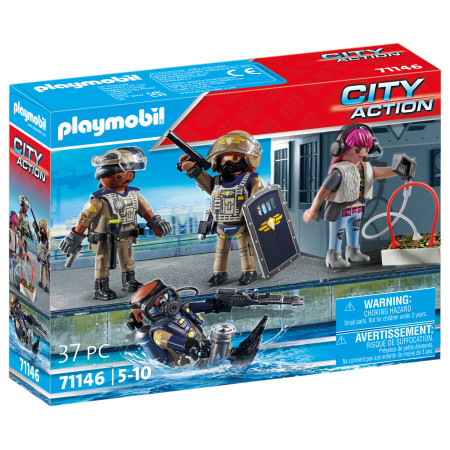 PLAYMOBIL CITY ACTION Specialiųjų pajėgų komanda 71146