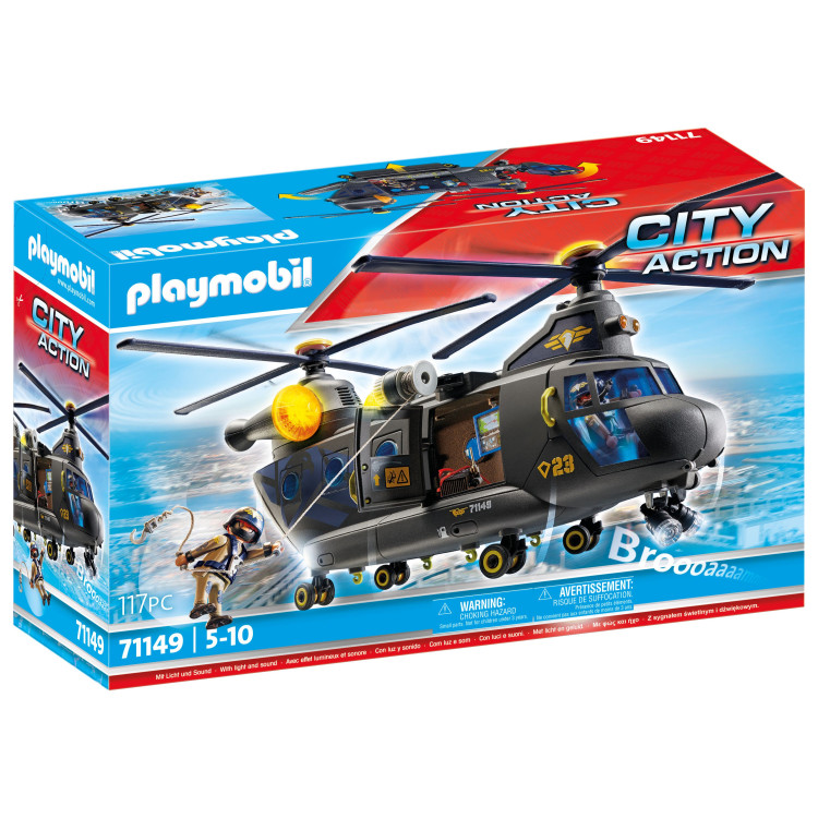 PLAYMOBIL CITY ACTION Gelbėtojų lėktuvas 71149