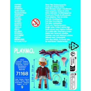 PLAYMOBIL SPECIAL PLUS Tyrinėtojas su kaimanų jaunikliu 71168