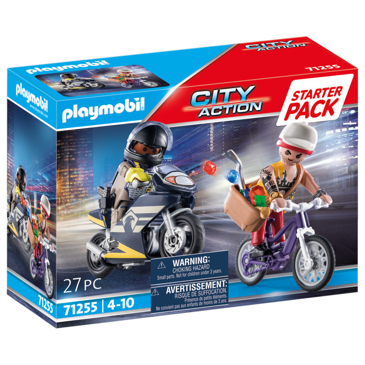 PLAYMOBIL CITY ACTION Pradinis rinkinys su policininku ir vagimi 71255