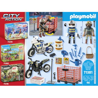 PLAYMOBIL CITY ACTION Pradinis rinkinys Policija 71381