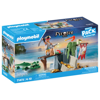 PLAYMOBIL PIRATES Piratas ir aligatorius 71473