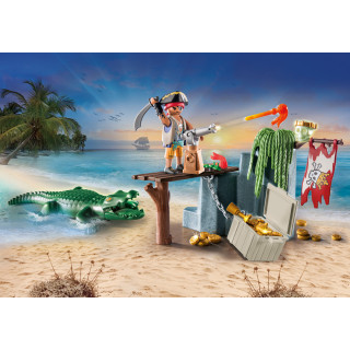 PLAYMOBIL PIRATES Piratas ir aligatorius 71473