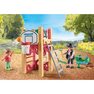 PLAYMOBIL CITY LIFE Stalius žaidimų aikštelėje 71475