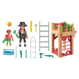 PLAYMOBIL CITY LIFE Stalius žaidimų aikštelėje 71475