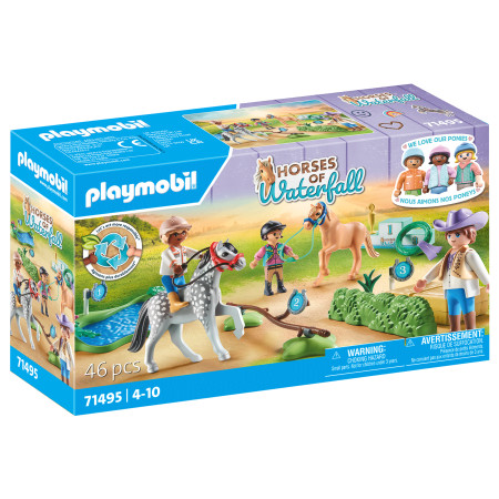 PLAYMOBIL HORSES OF WATERFALL Ponių turnyras 71495