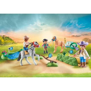 PLAYMOBIL HORSES OF WATERFALL Ponių turnyras 71495