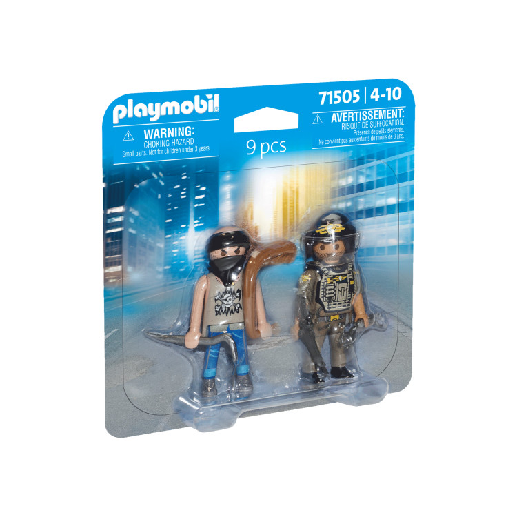 PLAYMOBIL DUOPACKS Policininkas ir vagis 71505