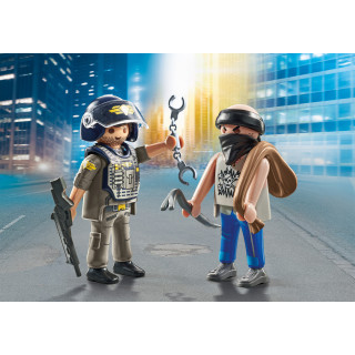 PLAYMOBIL DUOPACKS Policininkas ir vagis 71505