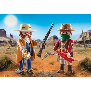 PLAYMOBIL DUOPACKS Nusikaltėlis ir šerifas 71508